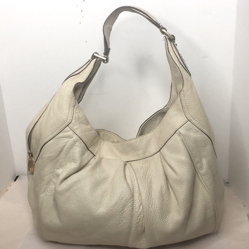 Bcbgmaxazira Pleated Leather Hobo
